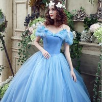 Organza Masquerade Ball Gowns,Off the Shoulder Quinceanera Dresses,Sweet 16 Dresses,268 - Thumbnail 1
