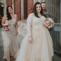 Long Sleeve Lace and Tulle Plus Size Wedding Dress,272 - Thumbnail 1