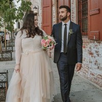 Long Sleeve Lace and Tulle Plus Size Wedding Dress,272 - Thumbnail 2