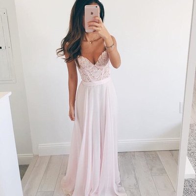 Boho lace beaded prom dresses 2021 sexy v neck backless summer beach wedding party dress long appliques see through party gowns,304 - Thumbnail 5
