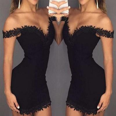 Sexy sleeveless v-neck lace dress