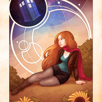 The Girl Who Waited Signed Print