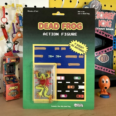 Dead frog action figure