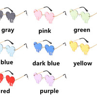 New love tears sunglasses funny glasses - Thumbnail 1