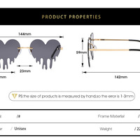 New love tears sunglasses funny glasses - Thumbnail 8