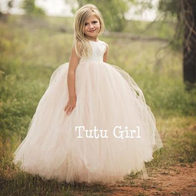 Flower girl dresses, tulle flower girl dress blush, blush tutu dress