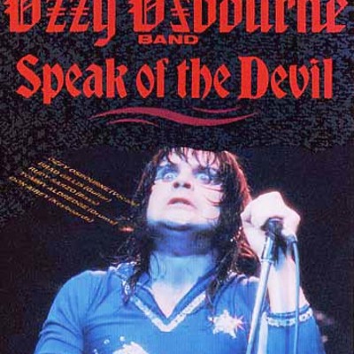 Ozzy osbourne speak of the devil dvd