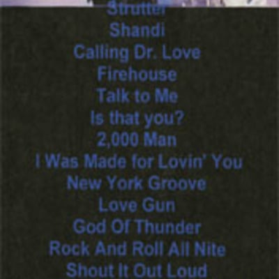 Kiss live : sydney australia 1980 dvd