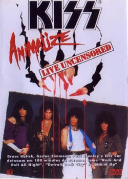 KISS ANIMALIZE Live UNCENSORED DVD