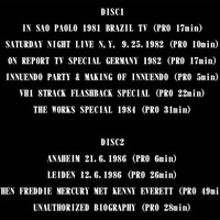 QUEEN SUPER RARE CLIPS COLLECTION 1981-1986 DVD - Thumbnail 1