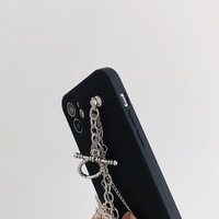 Gothic Black Butterfly Chain Iphone Case (I7-I13) - Thumbnail 1