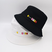Vintage Cartoon Embroidered Bucket Hat - Thumbnail 1