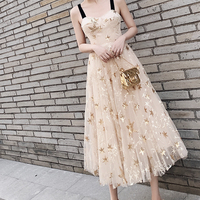 Cute tulle sequins short prom dress party dress - Thumbnail 5