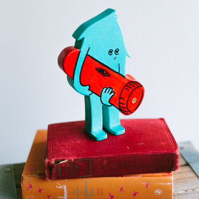 Night light guy (greenred)