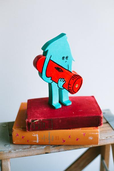 night light guy (greenred)