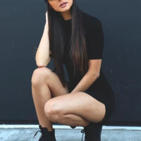 Women Round Neck Short-Sleeved Mini Dress - Thumbnail 1