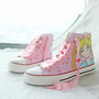 New Sailor Moon hand-painted high-top sneakers-4
