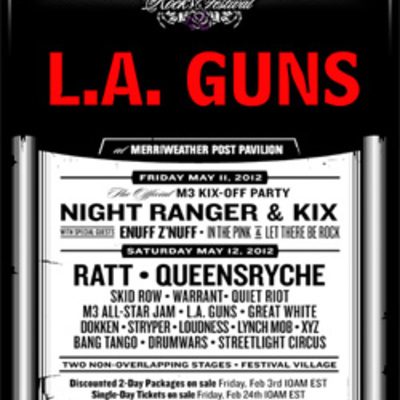 L.a. gus live at the m3 rock festival, merriweather post pavilion, columbia, md. 2012 dvd