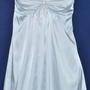 White Bubble Dress w/Crystal Accent Straps, sz SM-3