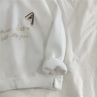 Cute Cat Kitten Print Polo Collar 2 Pcs Sweatshirt Sweater Pullover Jumper Long Sleeve Shirt Casual E-Girl Kawaii Korean Japanese Harajuku Streetwear - Thumbnail 9