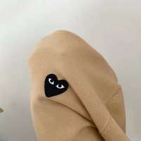 Cute Heart Embroidery Turtleneck Knit Pullover Sweater Sweatshirt Pullover Long Sleeve Shirt  Casual E-Girl Kawaii Korean Japanese Harajuku Streetwear - Thumbnail 7