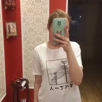 Cute White Funny Japan Power Line Print Loose Short Sleeve Short T-shirt Tee Top Summer Casual E-Girl Kawaii Korean Japanese Harajuku Streetwear - Thumbnail 4