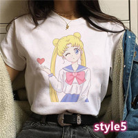 New Sailor Moon Luna Cat T-shirt - Thumbnail 5