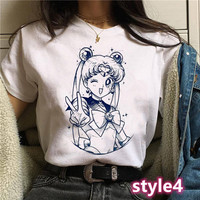New Sailor Moon Luna Cat T-shirt - Thumbnail 4