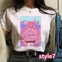 New Sailor Moon Luna Cat T-shirt - Thumbnail 7