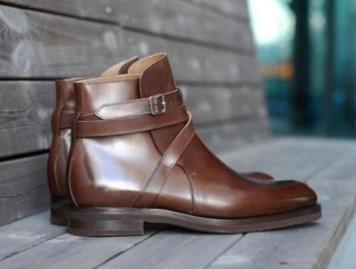 Handmade Luxury Brown Jodhpur Leather Adult Boot