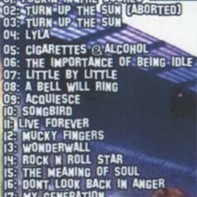 Oasis manchester city stadium 2.7.2005 dvd