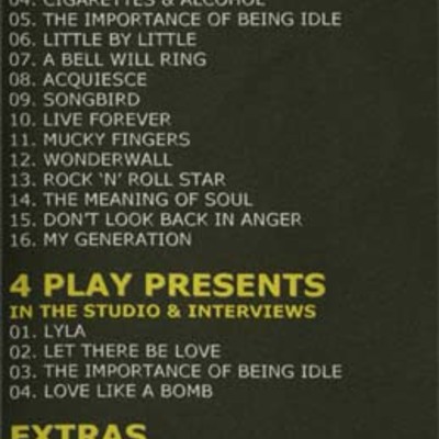 Oasis live in 2005 dvd