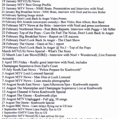 Oasis 10years of mad for it 1996 3dvd