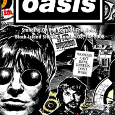 Oasis standing on the edge of the noise, black island studios, london 08.14.2008 dvd