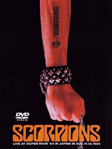 SCORPIONS Super Rock'84 In JAPAN DVD