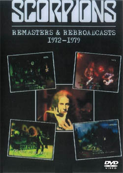SCORPIONS 1972 - 1979 REMASTERS & REBROADCASTS DVD