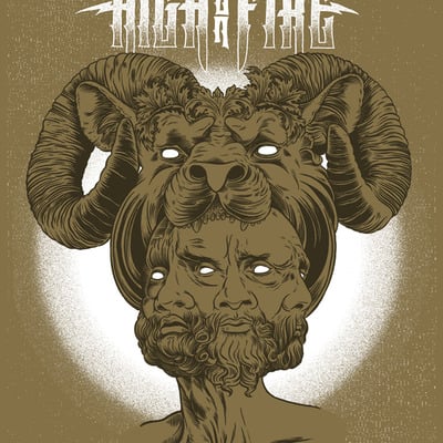 High on fire poster