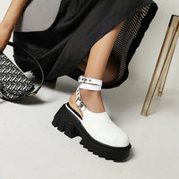 Punk Back Cut-out Platform Shoes - Thumbnail 3