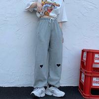 Black Heart Jogger Pants - Thumbnail 4