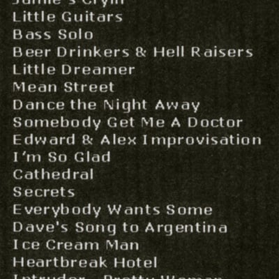 Van halen sao paulo,brazil january.21.1983 dvd