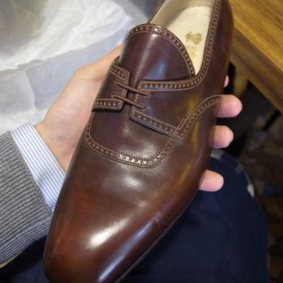 New handmade coco bean oxford chukka lace up shoes - Thumbnail 2