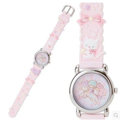 New cute pink cartoon watch