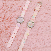 New cute pink cartoon watch - Thumbnail 7