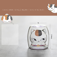Creative Japanese style cat double cup cartoon cute cat cup milk cup water cup - Thumbnail 7