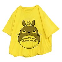 Cute Anime Japanese Print Cartoon Oversize Short Sleeve T-shirt - Thumbnail 3