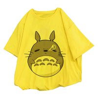 Cute Anime Sleeping Japanese Cartoon Print Cartoon Loose Short Sleeve T-shirt - Thumbnail 2
