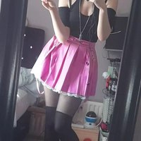 Sweet Lace Pleated School Girl Skirt High Waisted E-Girl Kawaii Korean Japanese Harajuku Streetwear - Thumbnail 5