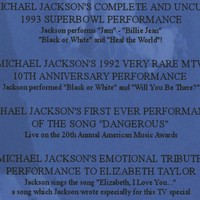MICHAEL JACKSON The Dangerous Rare Performances DVD - Thumbnail 1
