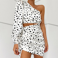 Design Fashion Long-Sleeved Two-Piece Suit - Thumbnail 1