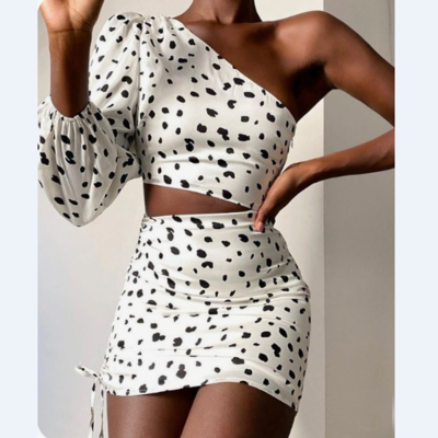 Design fashion long-sleeved two-piece suit - Thumbnail 5